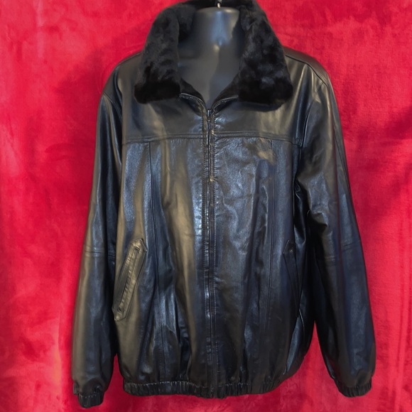 REVERSIBLE SHEARED MINK JACKET LG - Picture 5 of 7